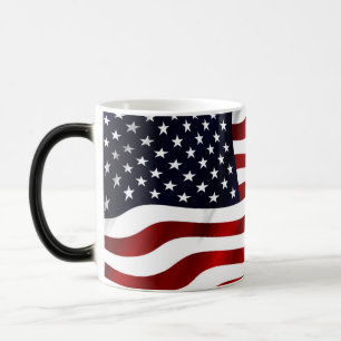Caneca Mágica Bandeira Americana