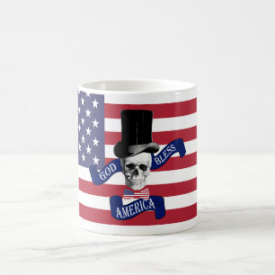Caneca Mágica Bandeira Americana Patriótica