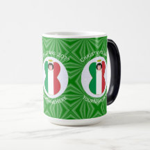 Bandeira de Natal Personalizada Anjo Italiano