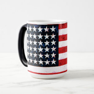 Caneca Mágica Bandeira Estrelada - Bandeira Americana