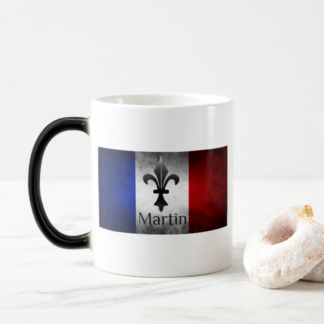 Caneca Mágica Bandeira Francesa Martin (Com Donut)