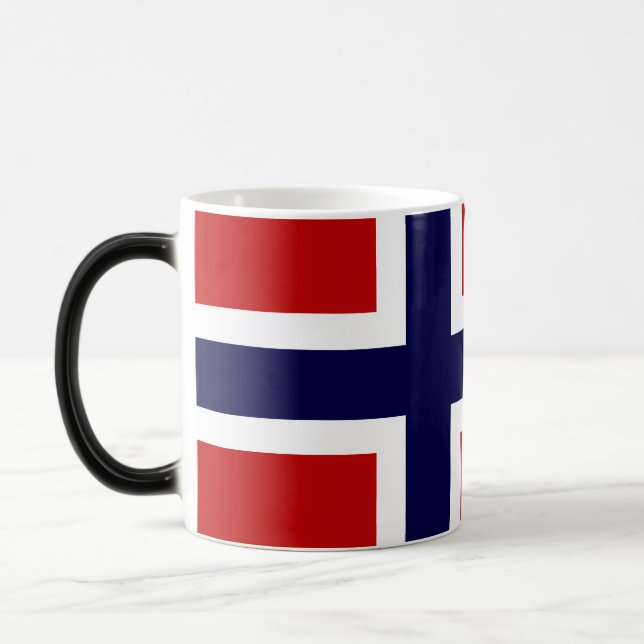 Caneca Mágica Bandeira norueguesa - Kongeriket Norge - Norsk Fla (Esquerda)
