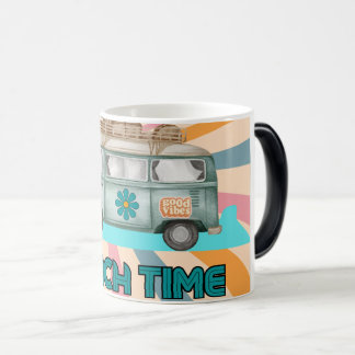 Caneca Mágica Beach Time Retro Van Vibes