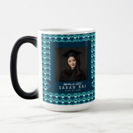 Caneca Mágica Beautiful Zigzag Print Graduating Class