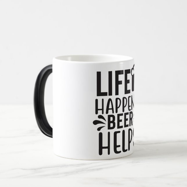 Caneca Mágica Beer Quotes (Frente Esquerda)