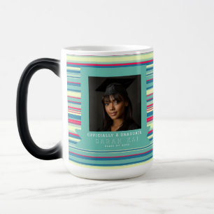 Caneca Mágica Bela Estampa de Listras Classe Graduada