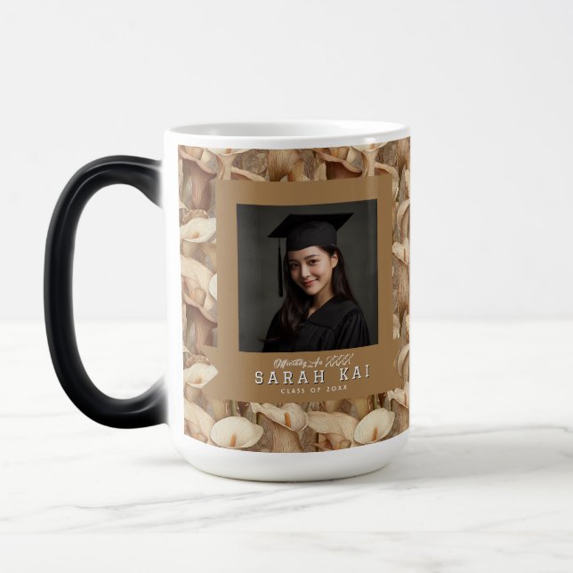 Caneca Mágica Belas Flores de Lírio Calla Netos  (Esquerda)