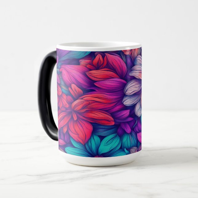 Caneca Mágica Beleza abstrato nº 3 - (Frente Esquerda)