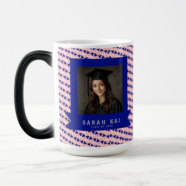 Caneca Mágica Belíssimo Padrão de Favo de Mel Phd Grad (Esquerda)