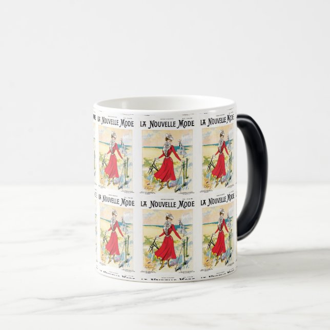 Caneca Mágica Belle Époque Elegance: Mulheres Vitorianas na Clás (Frente Esquerda)