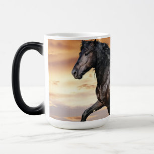 Caneca Mágica Belo Cavalo Negro