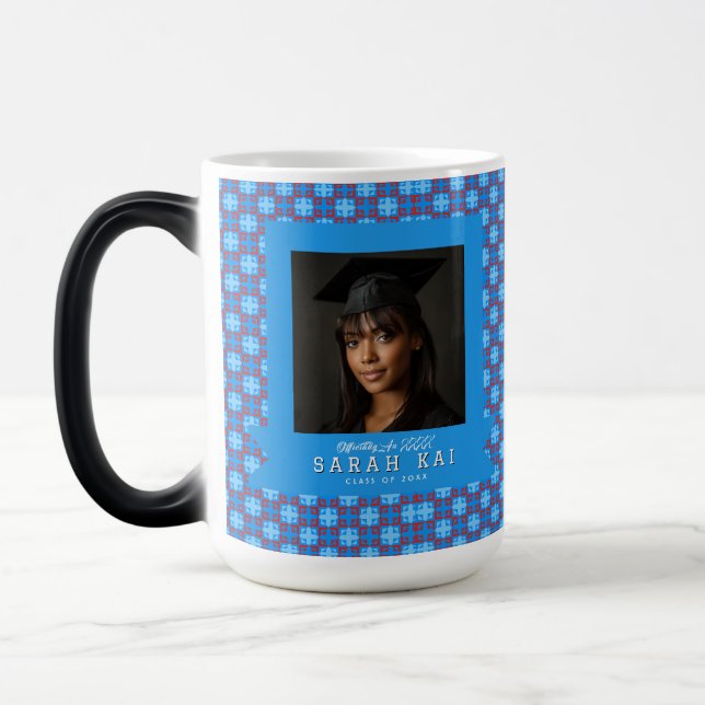 Caneca Mágica Belo Presente de Formatura para Meninas com Padrão (Esquerda)