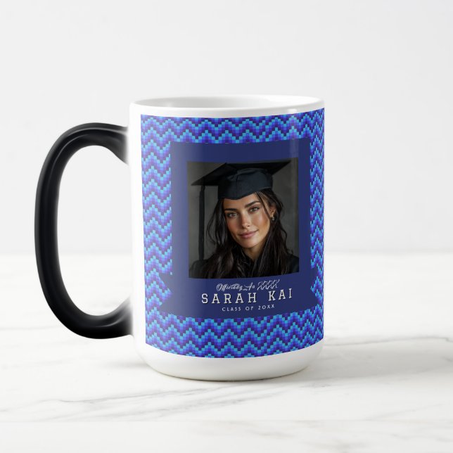 Caneca Mágica Belo Presente de Formatura para Mulher com Padrão  (Esquerda)