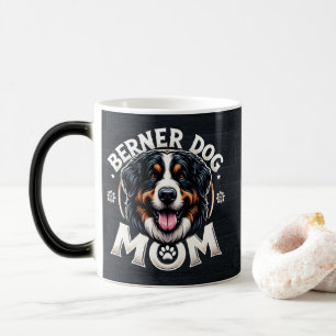 Caneca Mágica Berner Dog Mãe: presente de Dia de as mães para Be