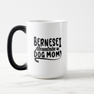 Caneca Mágica Bernese Puppy Mãe, Bernese Dog Mãe, Bernese Mãe