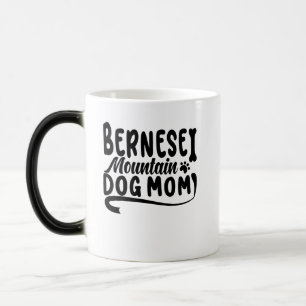 Caneca Mágica Bernese Puppy Mãe, Bernese Dog Mãe, Bernese Mãe