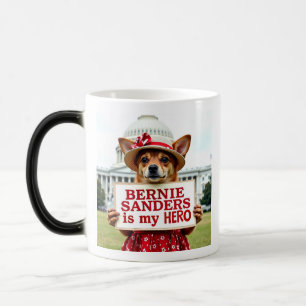 Caneca Mágica Bernie Sanders É Meu Herói