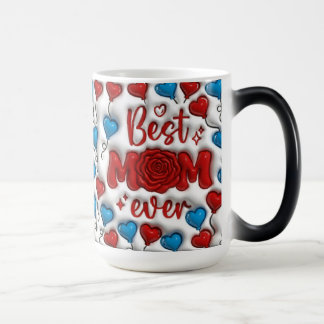 Caneca Mágica Best mom ever mug design, Sublimation design.