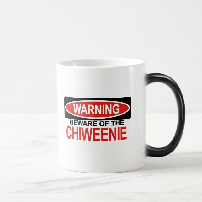 Caneca Mágica Beware de Chiweenie (Direita)