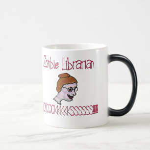 Caneca Mágica Bibliotecário Zombie