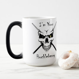 Caneca Mágica Bilhar "Eu sou o seu Huckleberry" Morphing Mug