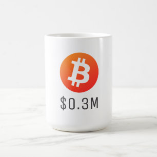 Caneca Mágica Bitmoney US$ 0,3 Milhões (US$ 300.000) Um Milhão