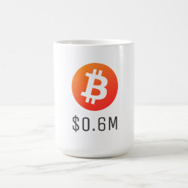 Caneca Mágica Bitmoney US$ 0,6 Milhões (US$ 600.000) Um Milhão