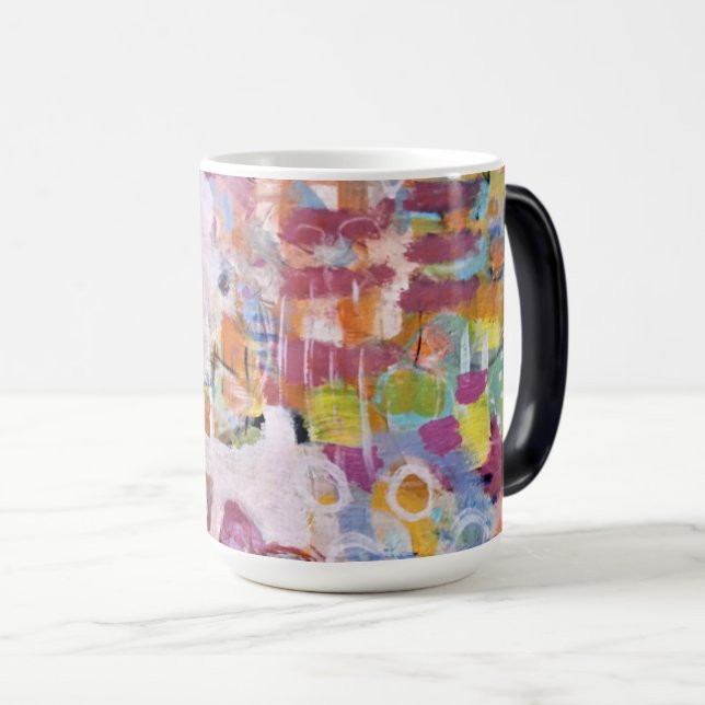 Caneca Mágica Bizantine Abstrato Art Mug (Frente Esquerda)