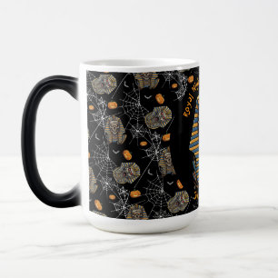 Caneca Mágica 🖤 Black Pharaoh Mummy 🎃 ☕ 👑