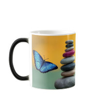 Blue Morpho Butterfly Monograma Name Letter