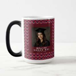 Caneca Mágica Bold Zigzag Pattern Son Graduation Gift