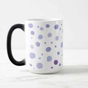 Caneca Mágica bolinhas pintadas à mão