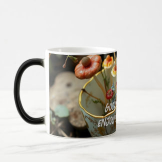 Caneca Mágica Bom Dia Encantado Teacup - Floresta Branca C