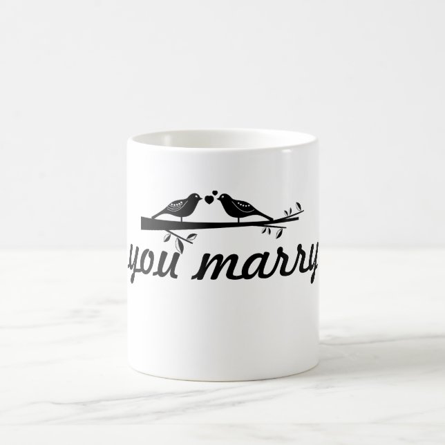 Caneca Mágica Bom dia.vai me casado? (Centro)