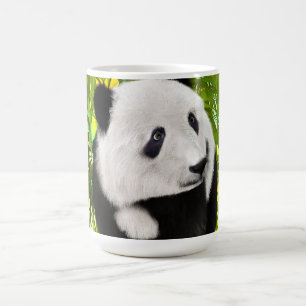Caneca Mágica Bonito Urso de Panda Kawaii Amante de os animais p