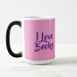 Caneca Mágica Book Lovers Pink Morphing Mug