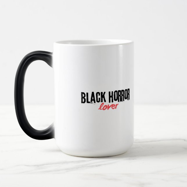 Caneca Mágica Booktol de Adolescentes de Horror Preto (Esquerda)