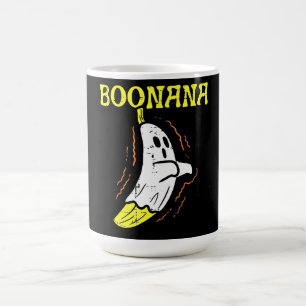 Caneca Mágica Boonana Cute Ghost Banana Halloween