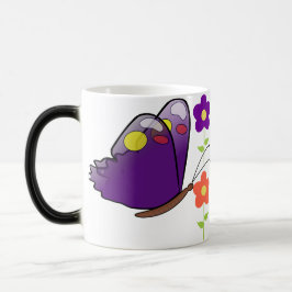 Caneca Mágica Borboleta Floral Floral Florestais Jardins de Dest