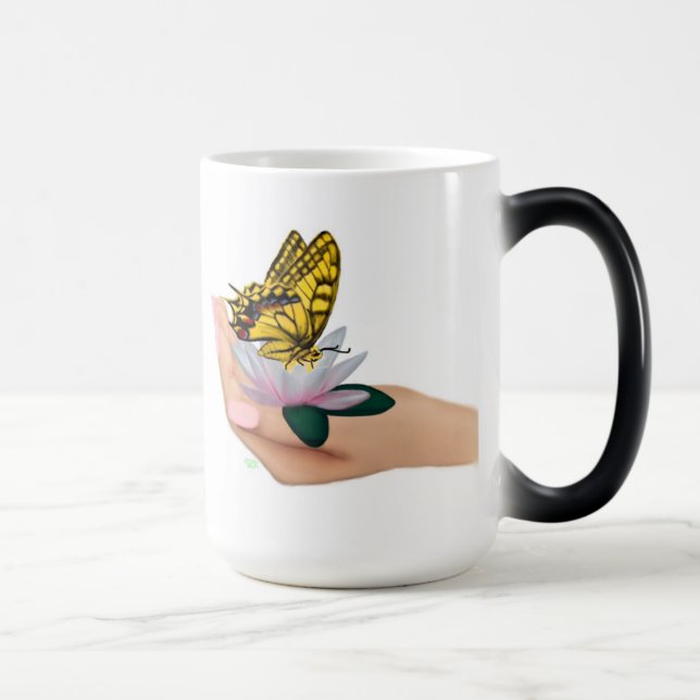 Caneca Mágica Borboleta no Lotus Bloom (Direita)
