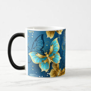 Caneca Mágica Borboletas douradas