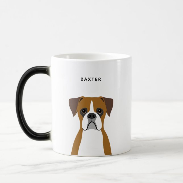 Caneca Mágica Boxer Dog Mugs (Esquerda)