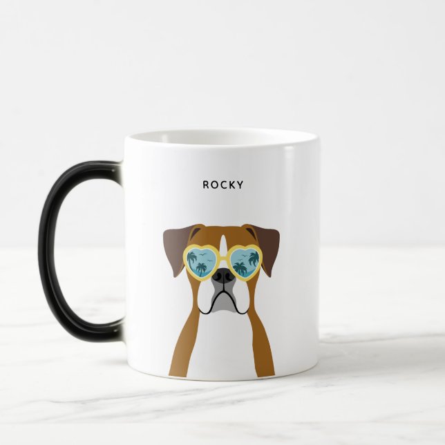Caneca Mágica Boxer Dog Mugs (Esquerda)