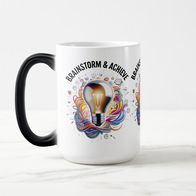 Caneca Mágica Brainstorm e Achieve Mug | Aumente sua criatividad (Esquerda)