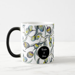 Caneca Mágica Branch de Azul com Aquarela