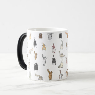 Caneca Mágica Bumbuns De Gato, Senhora De Gato Louca, Bumbuns De