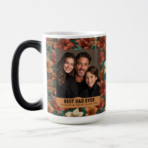 Caneca Mágica Buquê de Amarilis Laranja Tributo ao Pai Filho