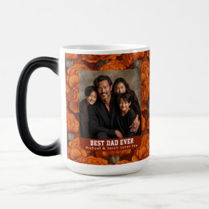 Caneca Mágica Buquê de Cravo Ocidental Dia do Pai Personalizado 