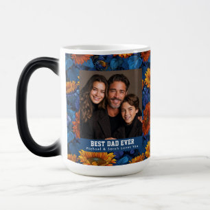 Caneca Mágica Buquê de Girassóis Românticos Dia do Primeiro Pai