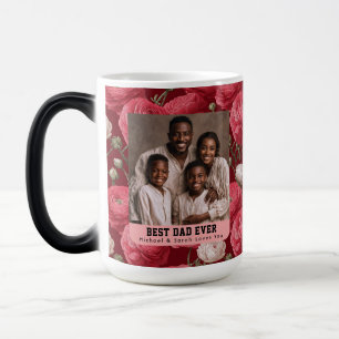 Caneca Mágica Buquê de Papa de Ranunculus Ocidental Personalizad